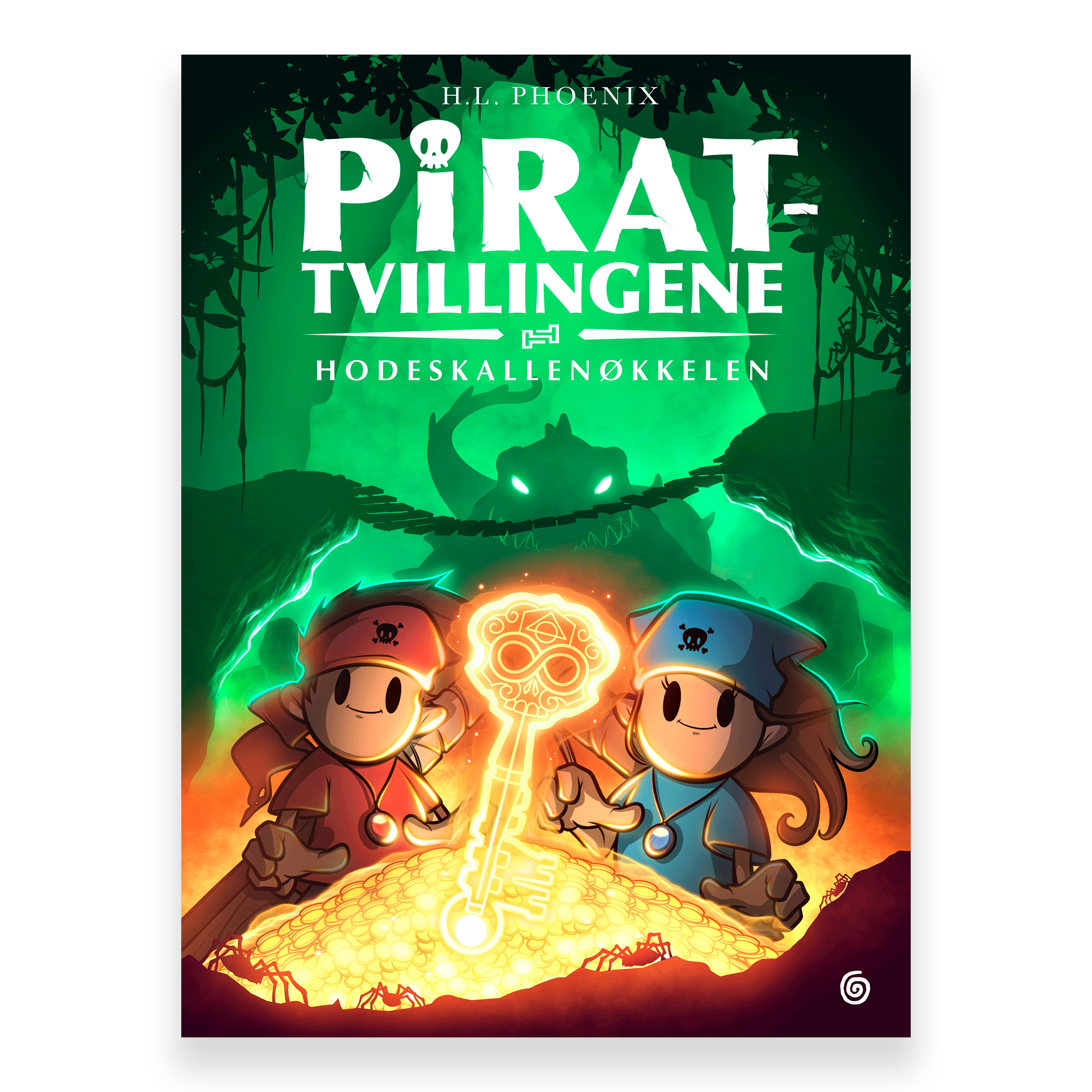 Hodeskallenøkkelen av H.L. Phoenix. Bok + Lydbok