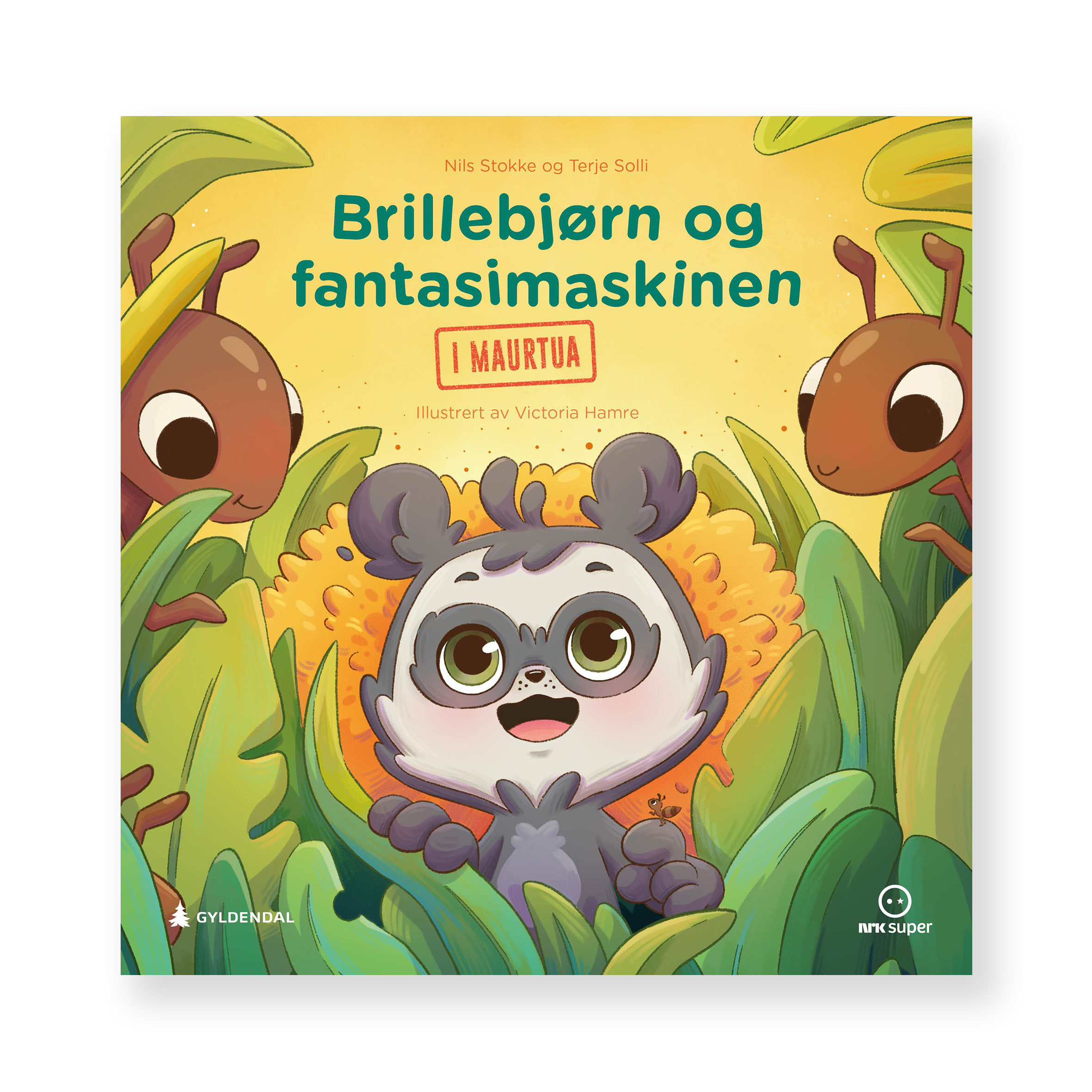 Brillebjørn og Fantasimaskinen: I Maurtua av Nils Stokke. Bok + Lydbok | Barnemusikk på HiRO norsk høyttaler uten skjerm