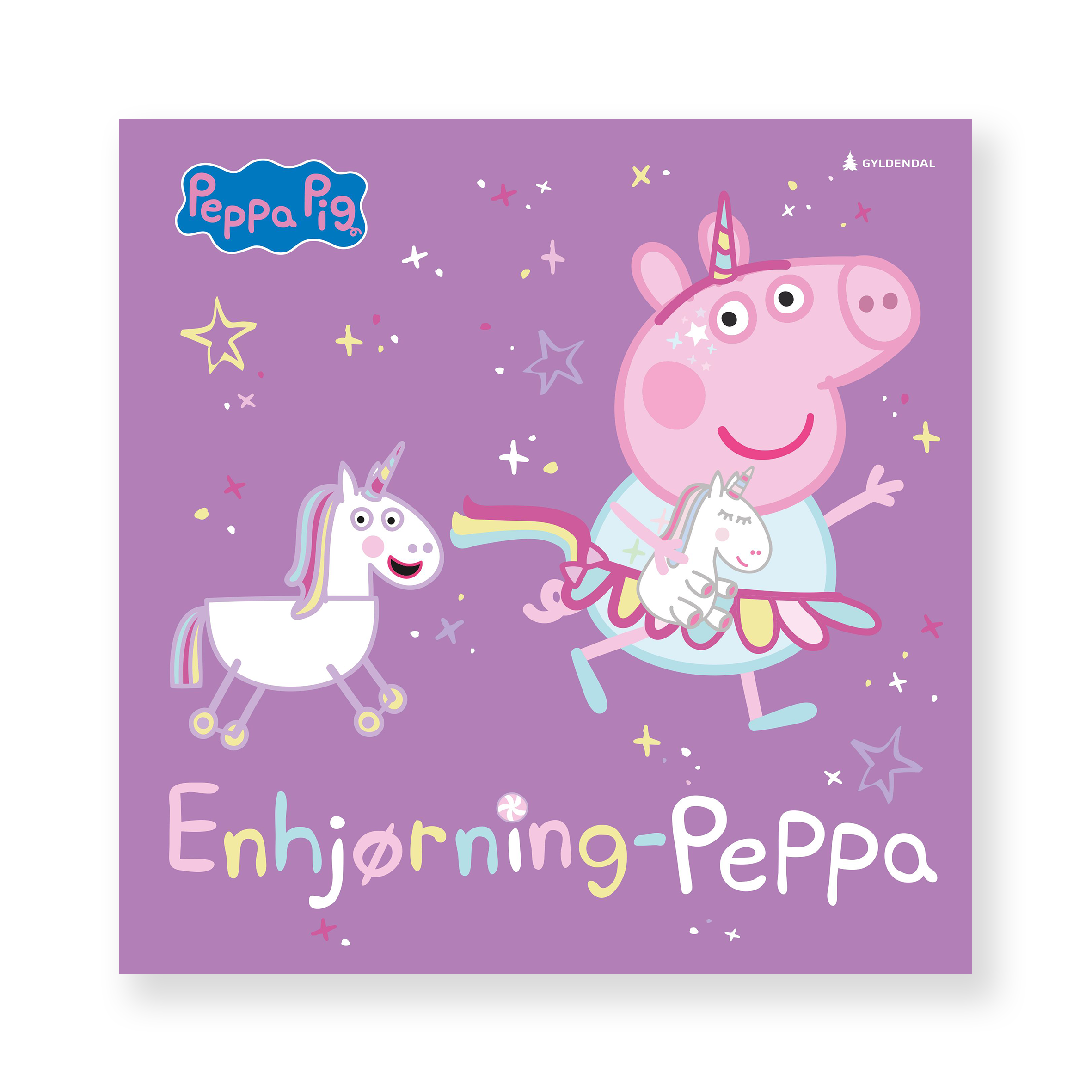Enhjørning-Peppa av Lauren Holowaty. Bok + Lydbok | Barnemusikk på HiRO norsk høyttaler uten skjerm