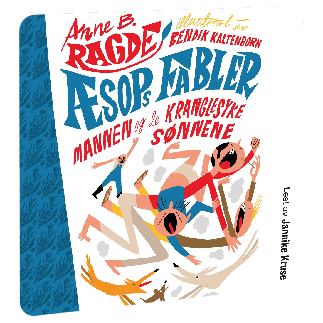 Æsops fabler: Mannen og de kranglesyke sønnene av Anne B. Ragde. Tilgjengelig på HiRO – norsk, skjermfri høyttaler for barn med musikk og fortellinger