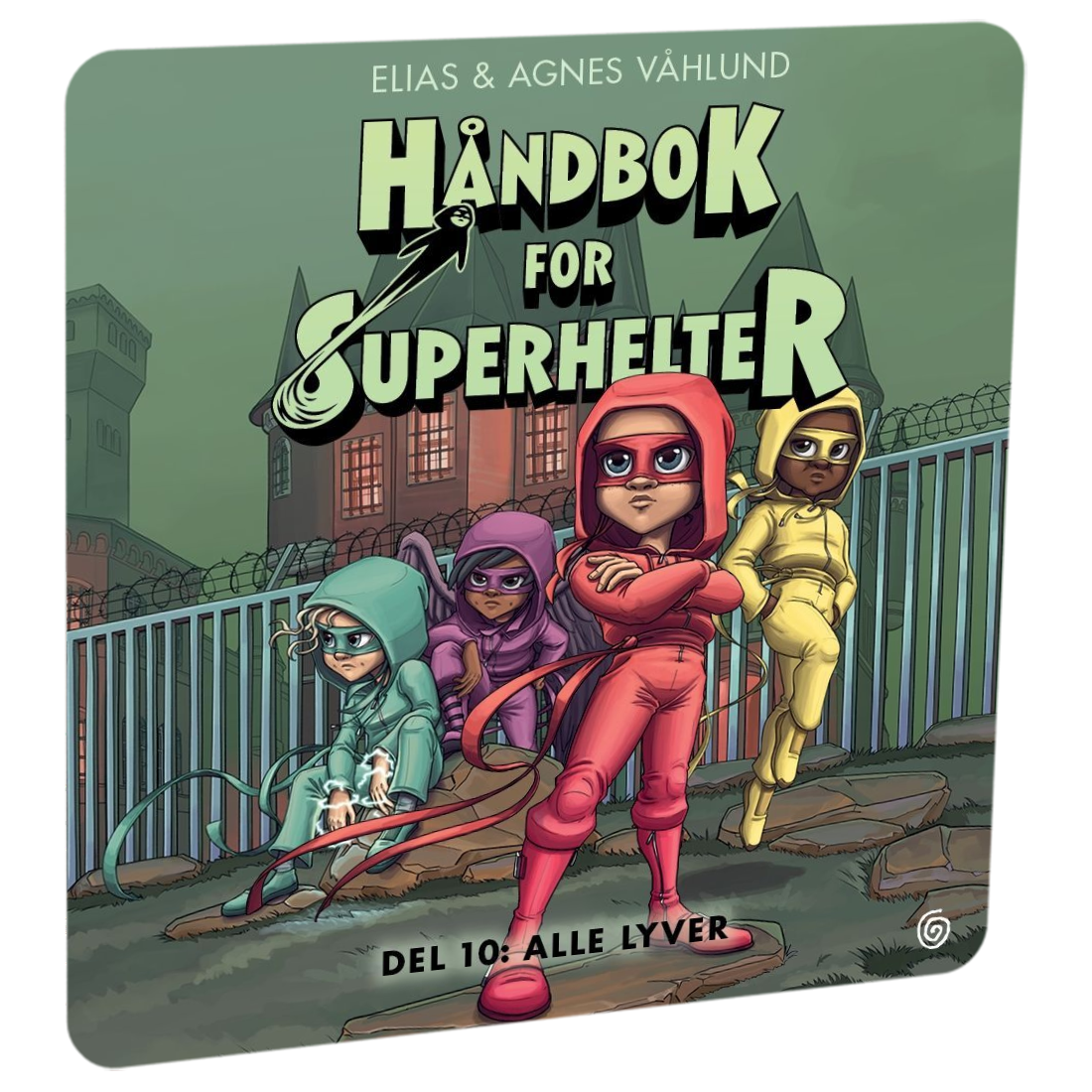Håndbok for superhelter. Del 10: Alle lyver av Elias Våhlund og Agnes Våhlund. Tilgjengelig på HiRO – norsk, skjermfri høyttaler for barn med musikk og fortellinger