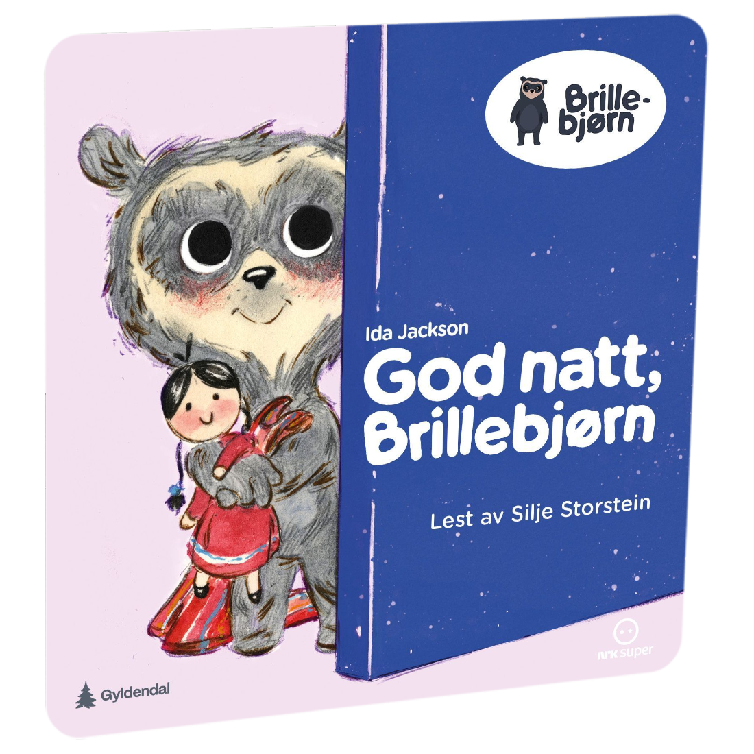 God natt Brillebjørn av Ida Jackson. Tilgjengelig på HiRO – norsk, skjermfri høyttaler for barn med musikk og fortellinger