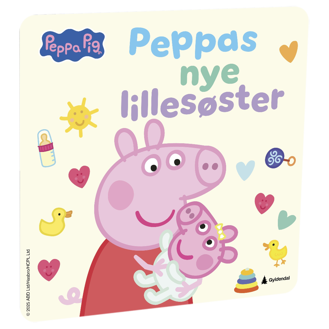 Peppas nye lillesøster av Lauren Holowaty. Tilgjengelig på HiRO – norsk, skjermfri høyttaler for barn med musikk og fortellinger