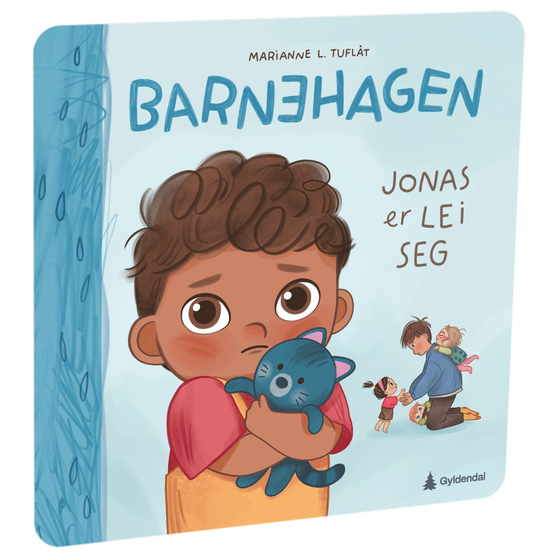 Jonas er lei seg. Tilgjengelig på HiRO – norsk, skjermfri høyttaler for barn med musikk og fortellinger
