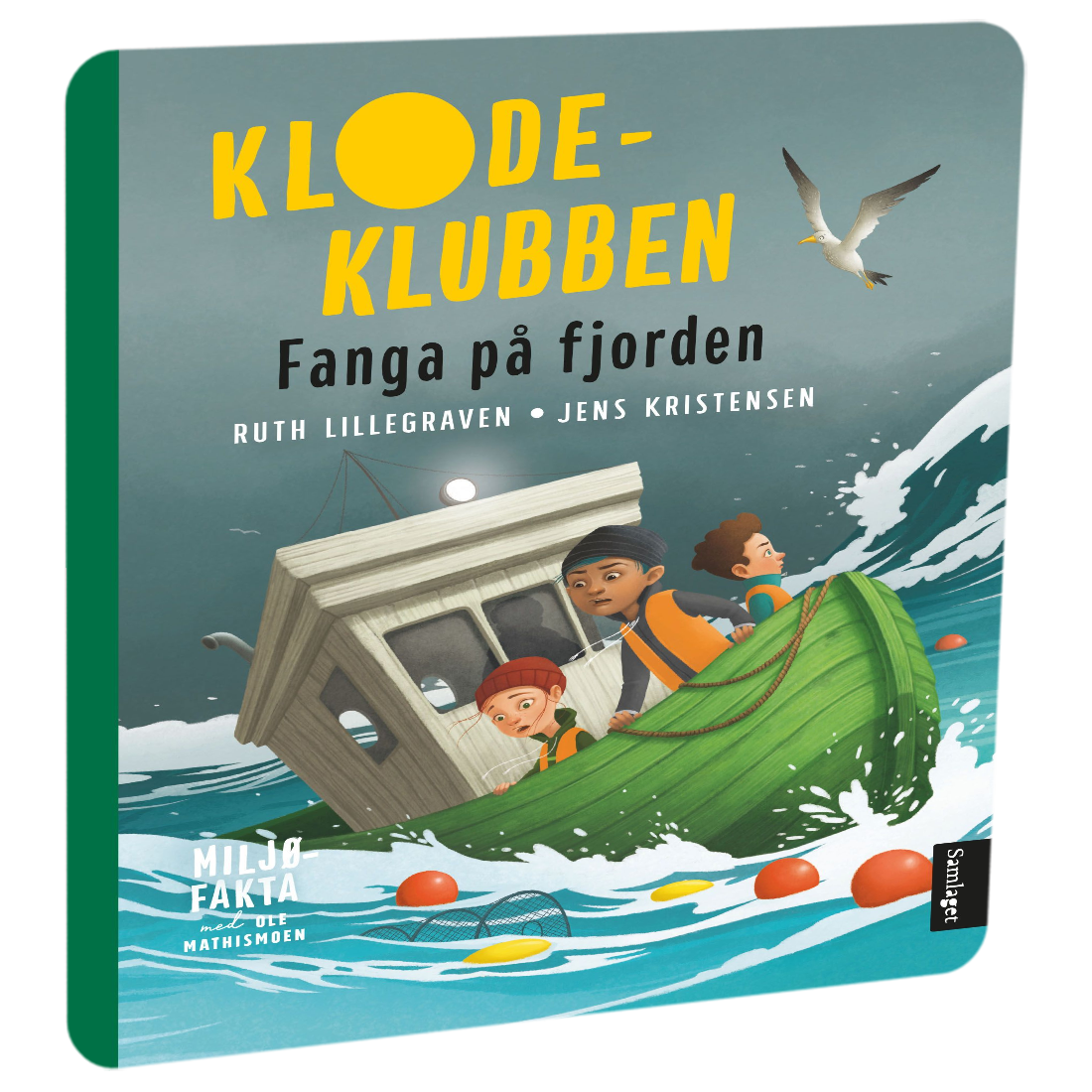 Klodeklubben: Fanga på fjorden av Ruth Lillegraven. Tilgjengelig på HiRO – norsk, skjermfri høyttaler for barn med musikk og fortellinger