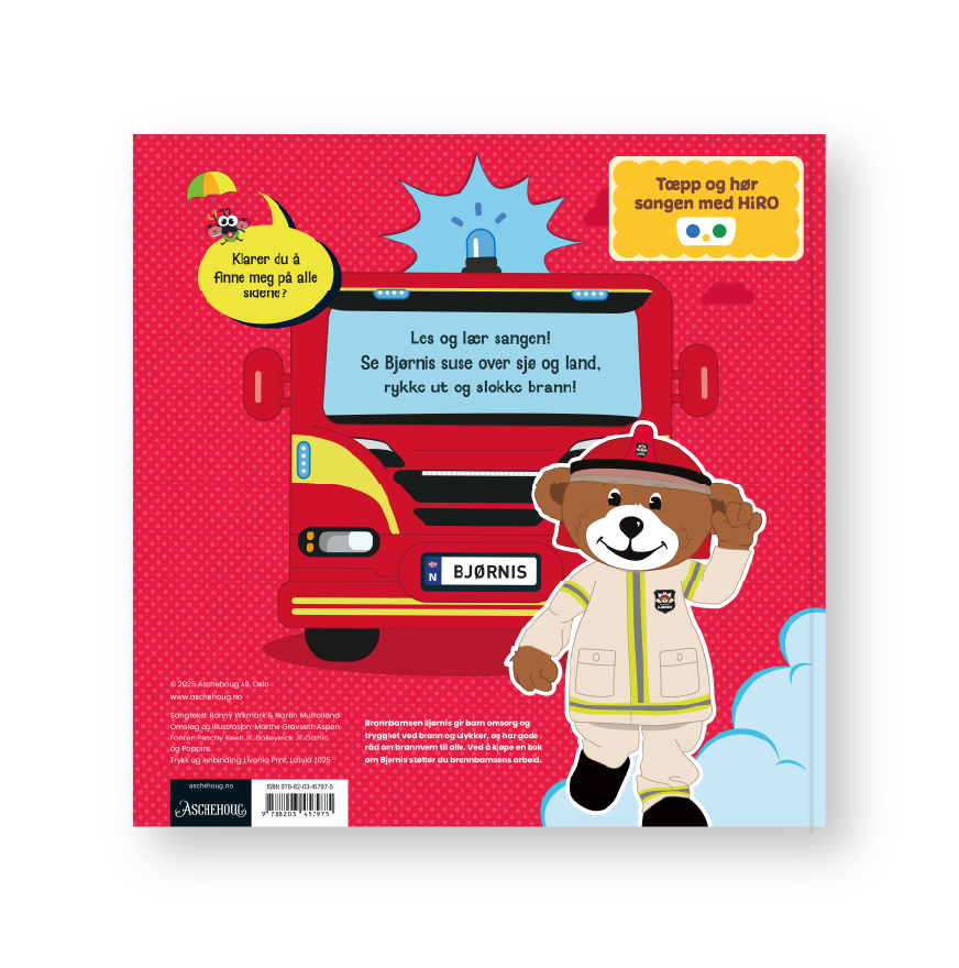 Superhelten Bjørnis bok med musikk på HiRO