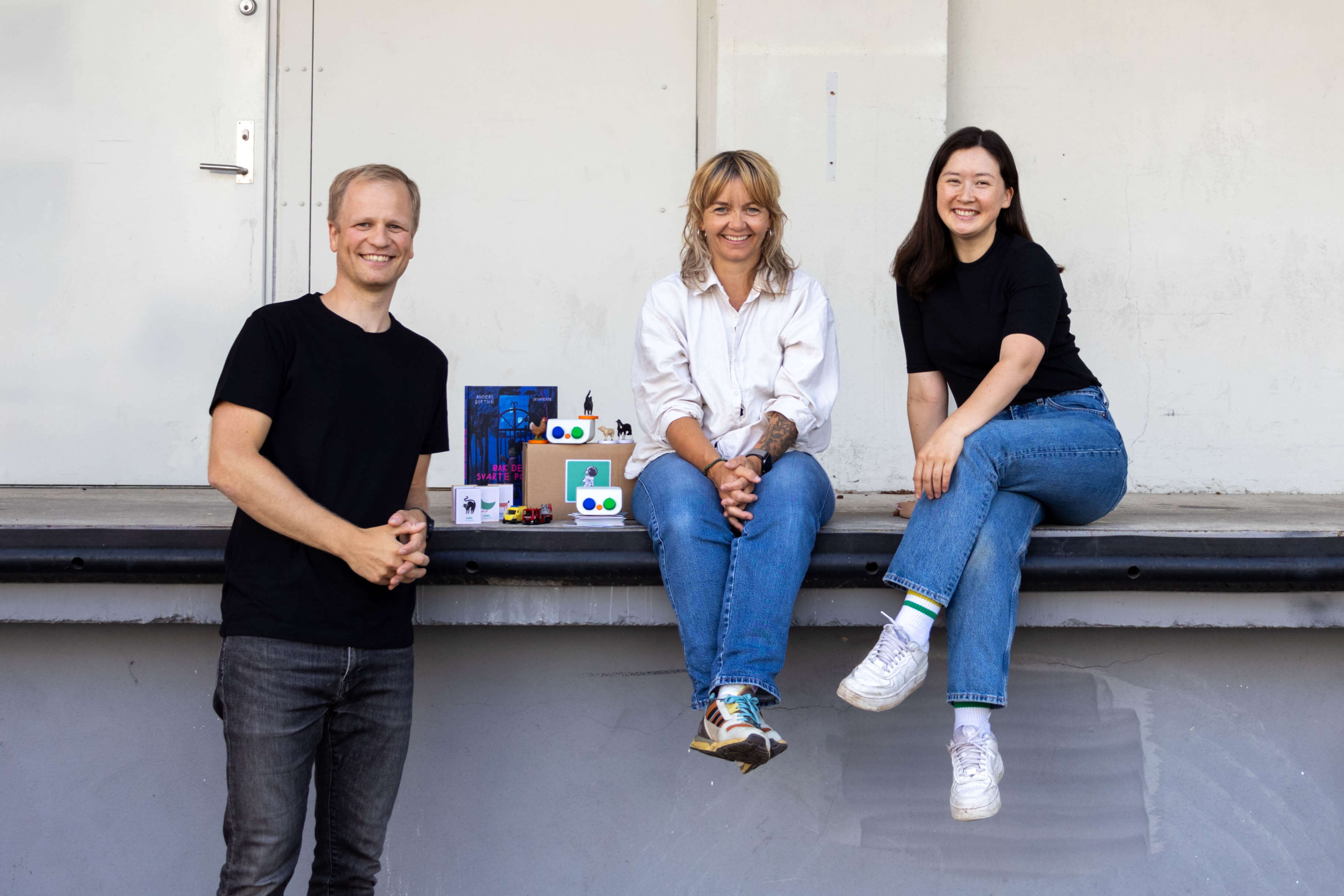 Vi er HiRO. Audun Sanderud, Silje Gabrielsen og Mariko Rohde.