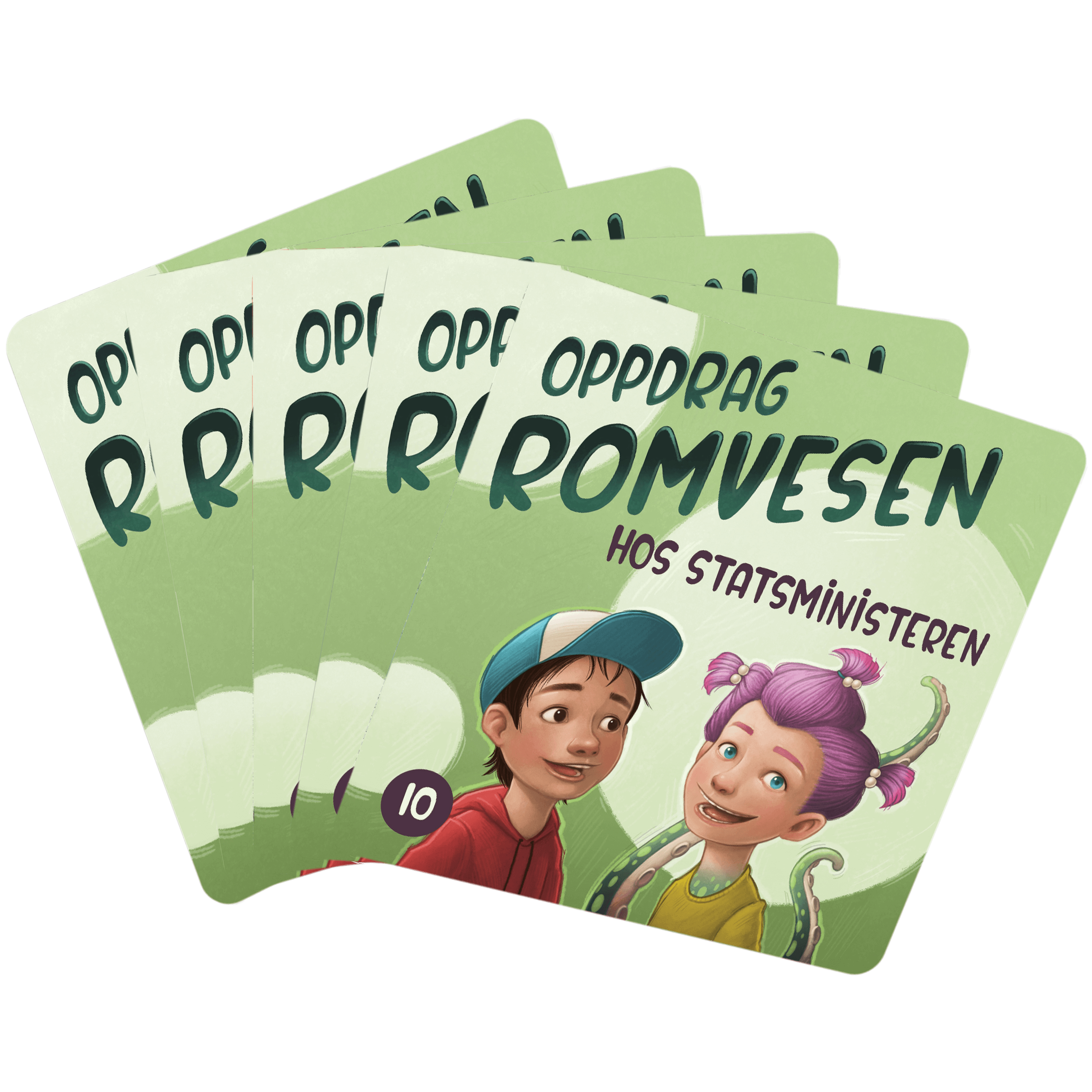 Pakke med Oppdrag Romvesen 6-10 av Ingunn Thon og Christian Wiik Gjerde