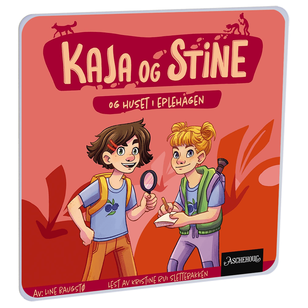 Kaja og Stine og huset i eplehagen av Line Baugstø