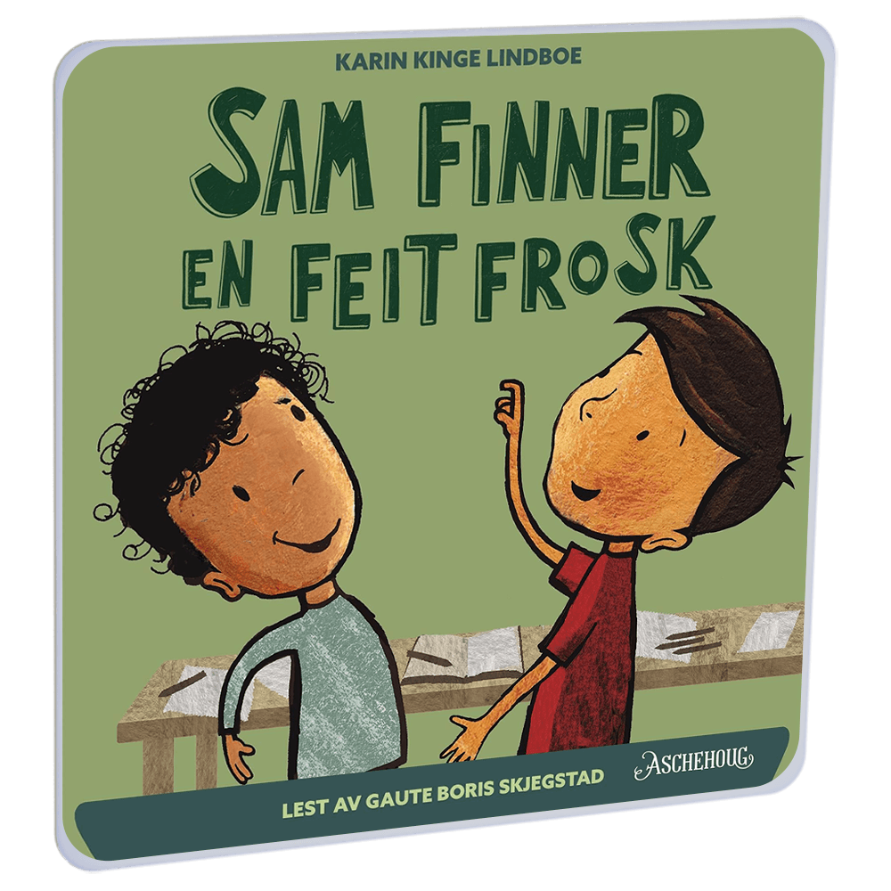 Sam finner en feit frosk av Karin Kinge Lindboe