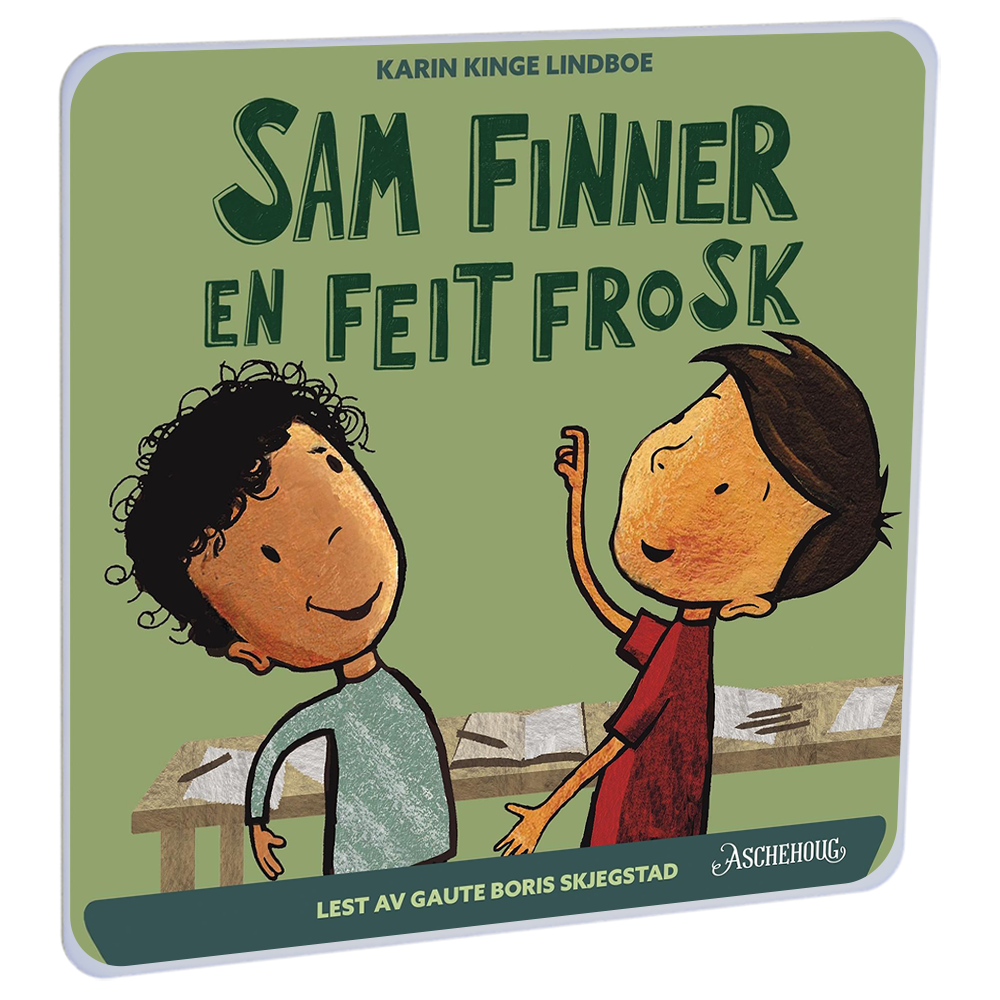 Sam finner en feit frosk av Karin Kinge Lindboe