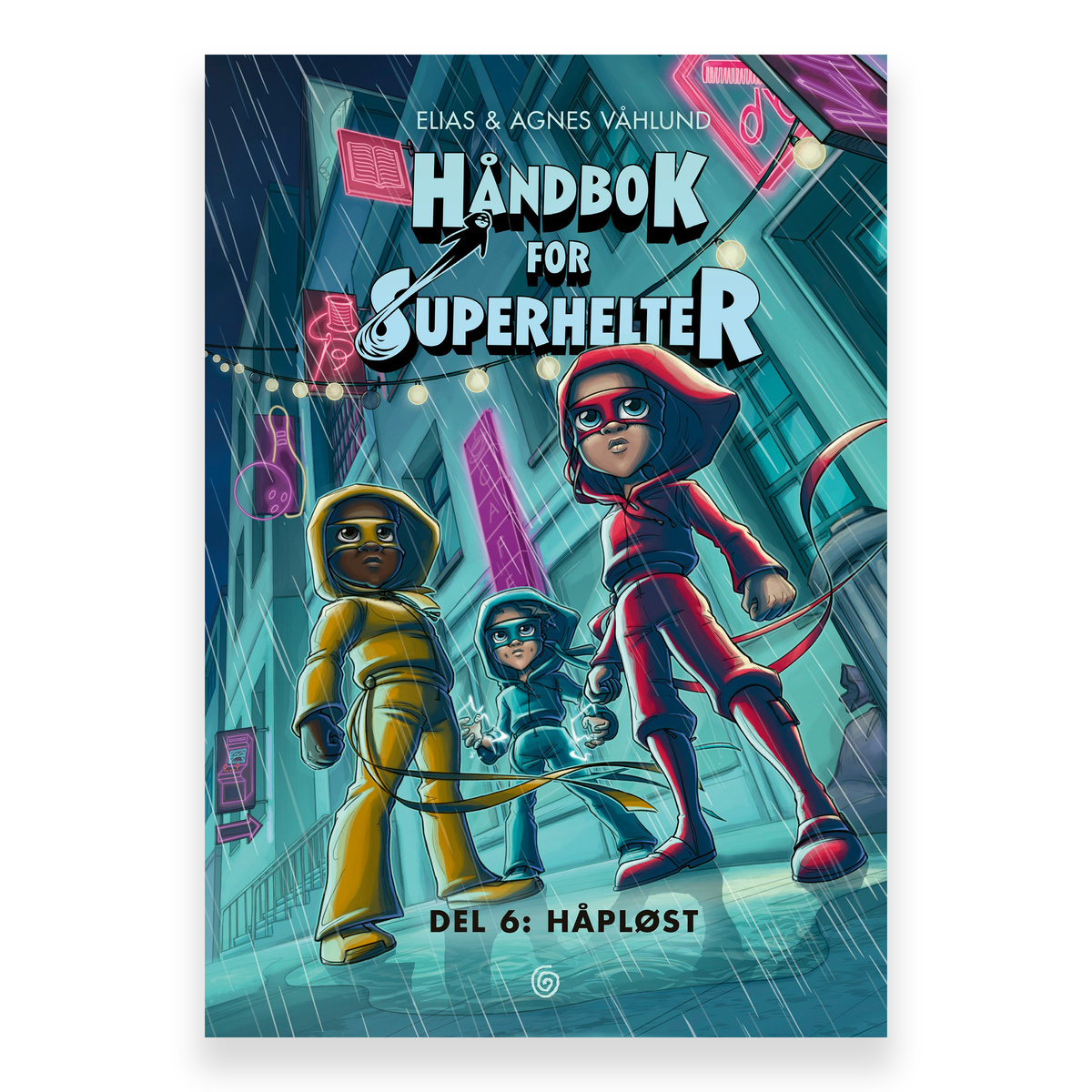 Håndbok for superhelter. Del 6: Håpløst av Elias Våhlund og Agnes Våhlund. Bok + Lydbok