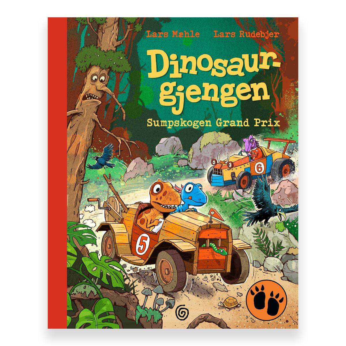 Dinosaurgjengen 15. Sumpskogen Grand Prix av Lars Mæhle. Bok + Lydbok