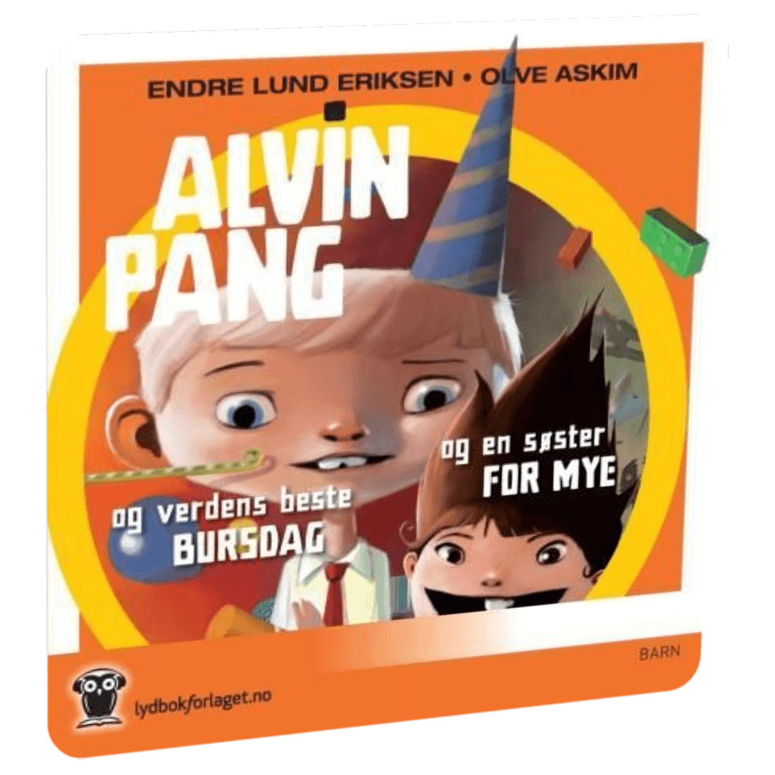 Alvin Pang: Alvin Pang og verdens beste bursdag av Endre Lund Eriksen – Lydbok til HiRO, norsk høyttaler uten skjerm