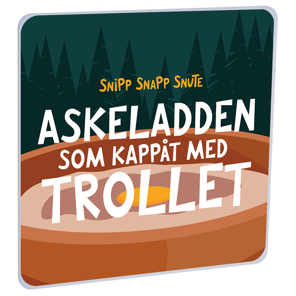 Askeladden som kappåt med trollet av Snipp Snapp Snute – Lydbok til HiRO, norsk høyttaler uten skjerm