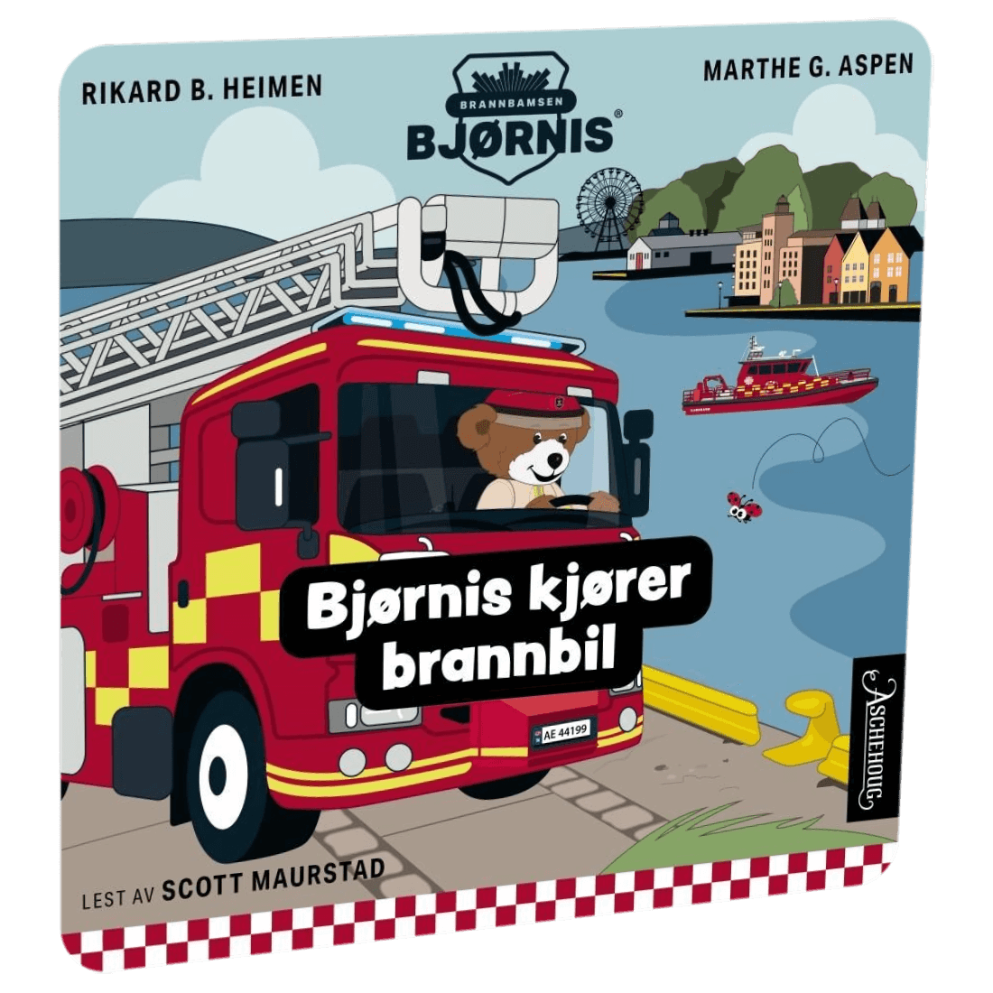 Bjørnis kjører brannbil av Rikard B. Heimen – Lydbok til HiRO, norsk høyttaler uten skjerm