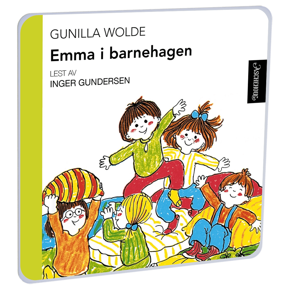Emma i barnehagen av Gunilla Wolde – Lydbok til HiRO, norsk høyttaler uten skjerm