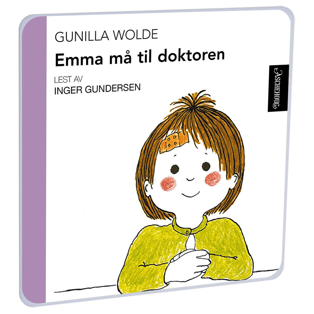 Emma må til doktoren av Gunilla Wolde – Lydbok til HiRO, norsk høyttaler uten skjerm