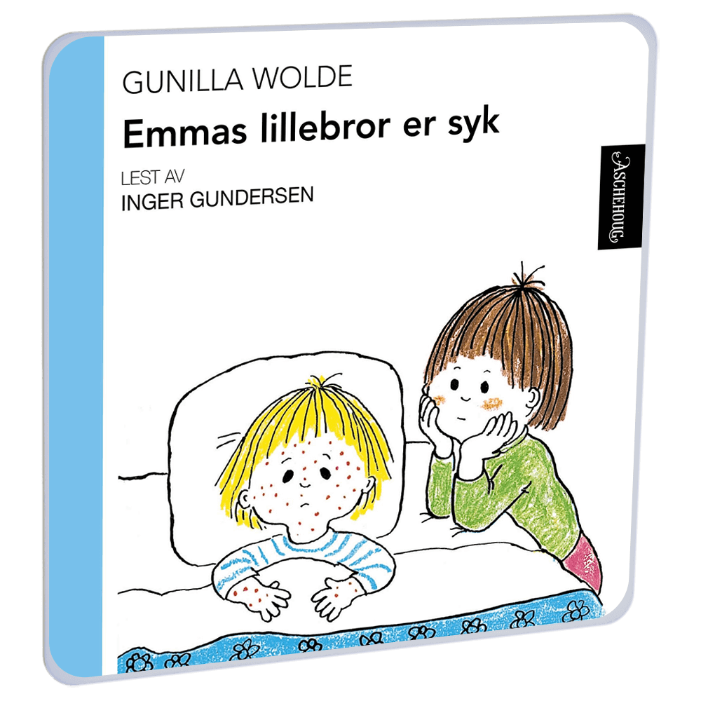 Emmas lillebror er syk av Gunilla Wolde – Lydbok til HiRO, norsk høyttaler uten skjerm