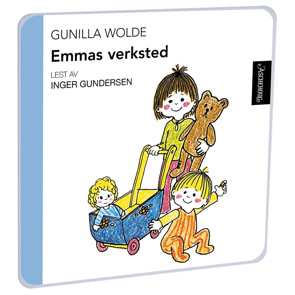 Emmas verksted av Gunilla Wolde – Lydbok til HiRO, norsk høyttaler uten skjerm