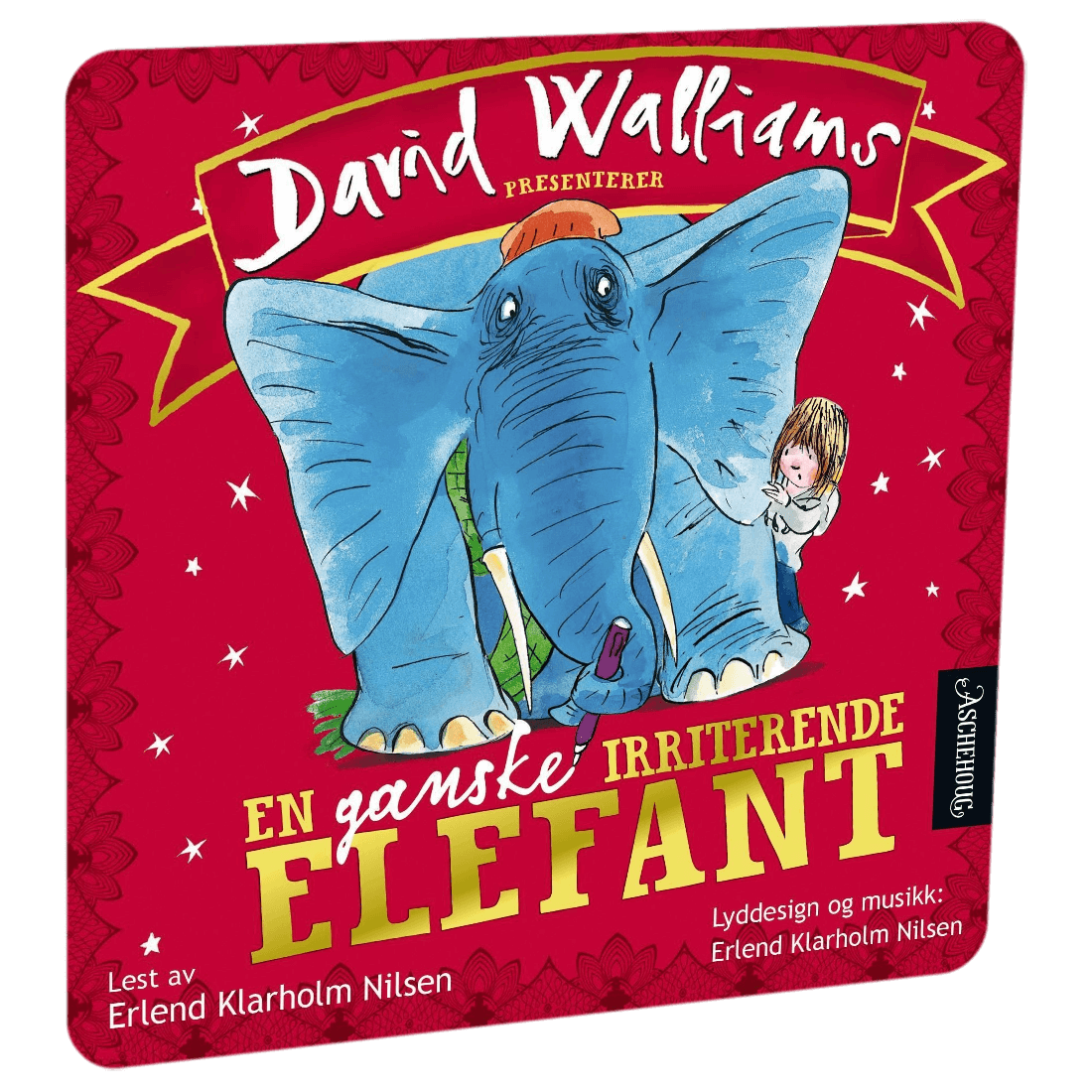 En ganske irriterende elefant av David Walliams – Lydbok til HiRO, norsk høyttaler uten skjerm