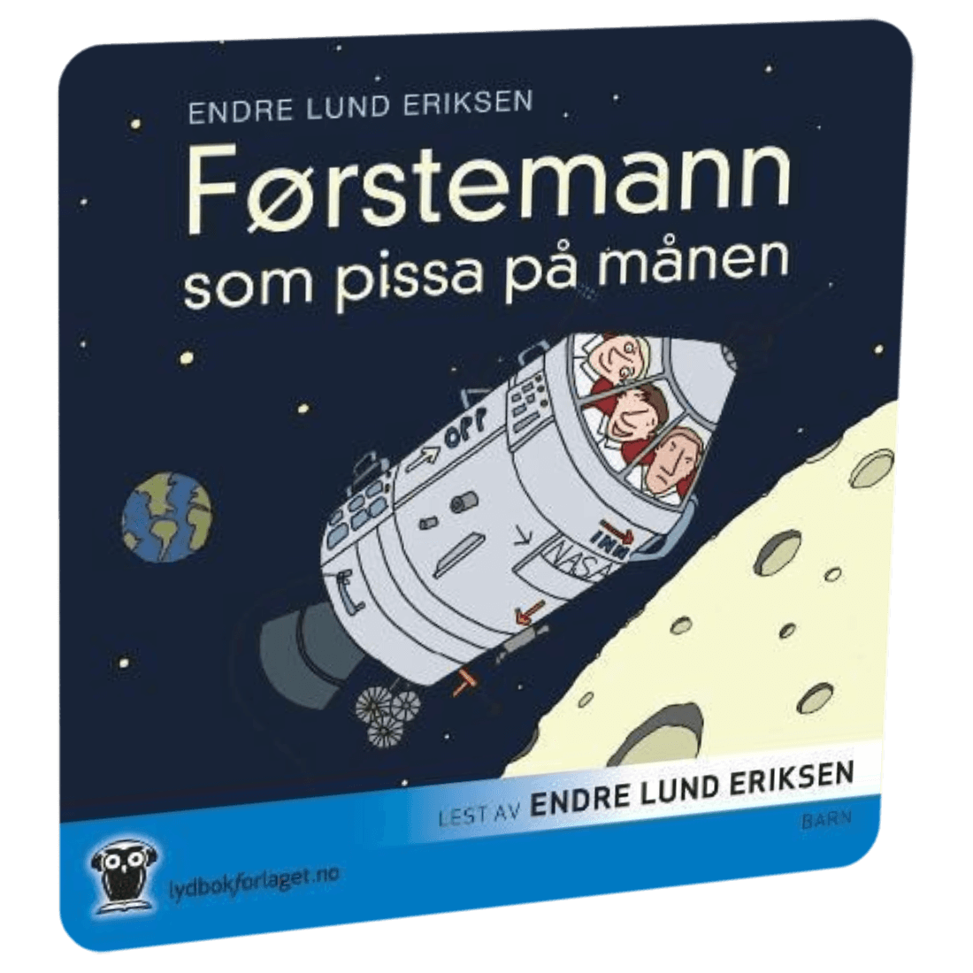 Førstemann som pissa på månen av Endre Lund Eriksen | HiRO norsk høyttaler for barn