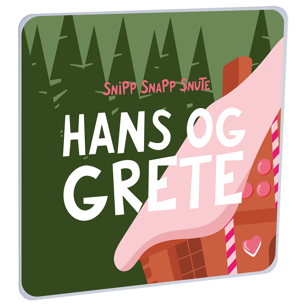 Hans og Grete av Snipp Snapp Snute – Lydbok til HiRO, norsk høyttaler uten skjerm
