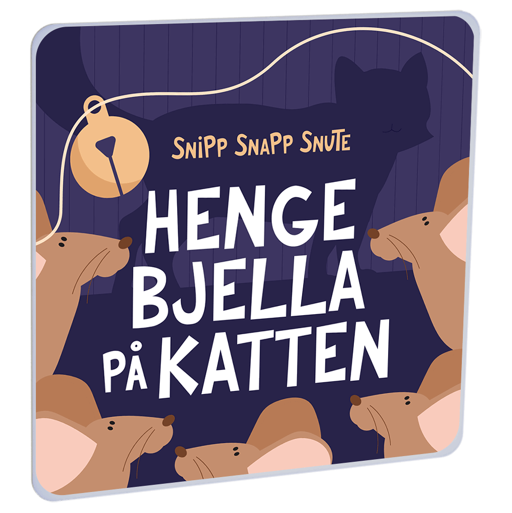 Henge bjella på katten av Snipp Snapp Snute | HiRO norsk høyttaler for barn
