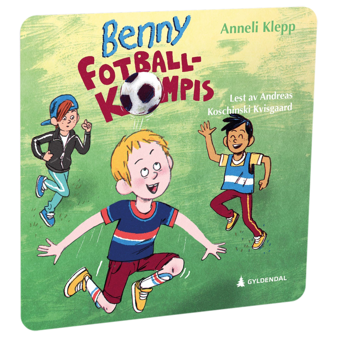 Benny Fotball-kompis av Anneli Klepp Tilgjengelig på HiRO – norsk, skjermfri høyttaler for barn med musikk og fortellinger