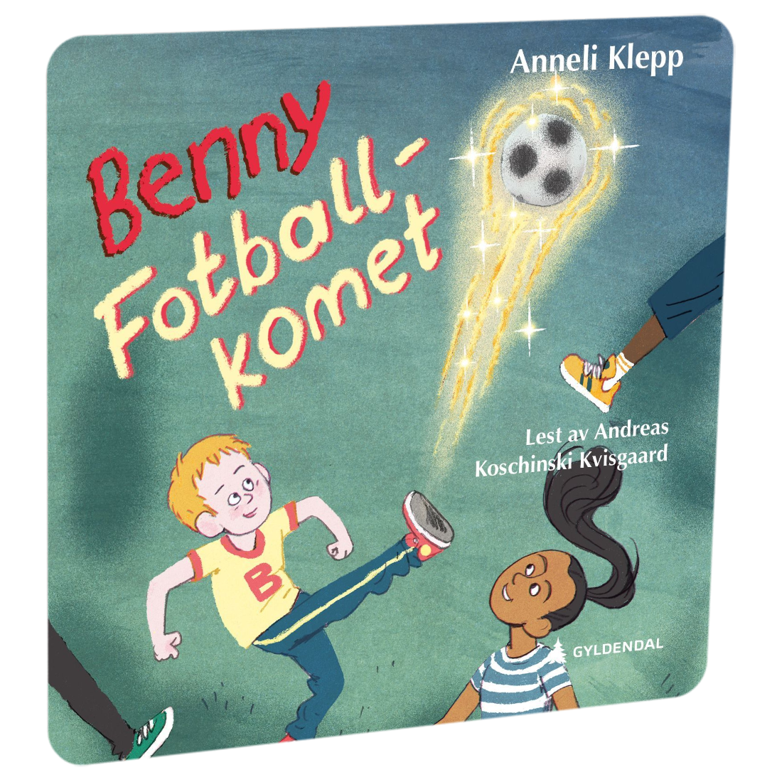 Benny fotball-komet av Anneli Klepp Tilgjengelig på HiRO – norsk, skjermfri høyttaler for barn med musikk og fortellinger