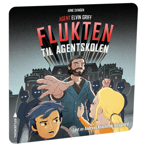 Agent Elvin Griff: Flukten til agentskolen av Arne Svingen Tilgjengelig på HiRO – norsk, skjermfri høyttaler for barn med musikk og fortellinger