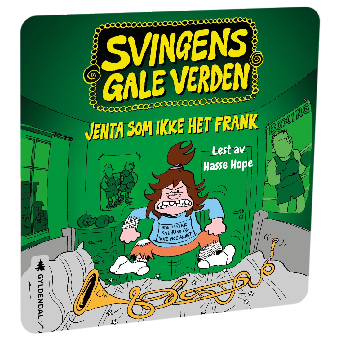 Jenta som ikke het Frank av Arne Svingen Tilgjengelig på HiRO – norsk, skjermfri høyttaler for barn med musikk og fortellinger