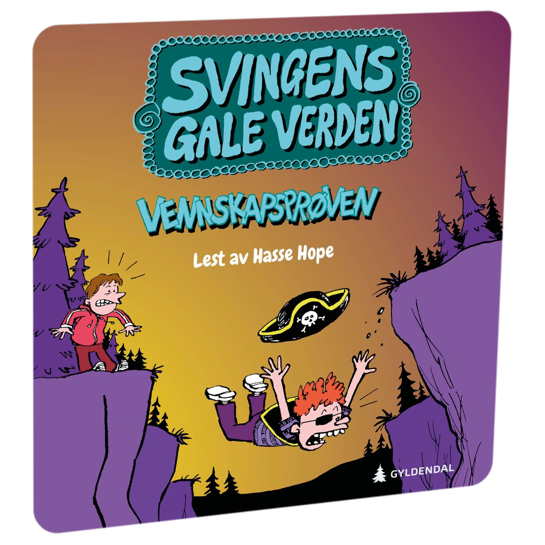Svingens Gale Verden: Vennskapsprøven av Arne Svingen Tilgjengelig på HiRO – norsk, skjermfri høyttaler for barn med musikk og fortellinger