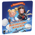 Oppdagerklubben: Marshmallowsmaskinen. Tilgjengelig på HiRO – norsk, skjermfri høyttaler for barn med musikk og fortellinger