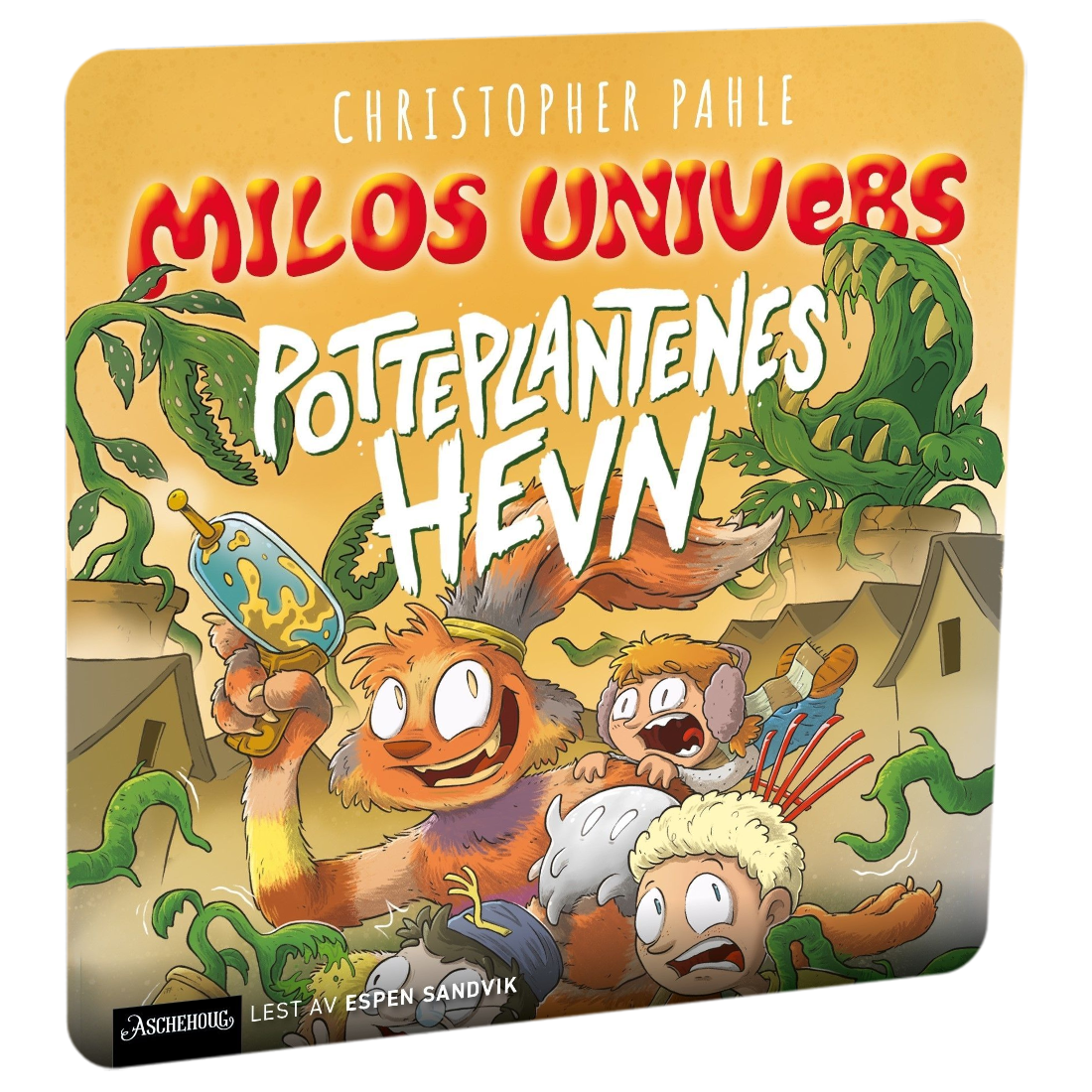 Milos univers: Potteplantenes hevn. Tilgjengelig på HiRO – norsk, skjermfri høyttaler for barn med musikk og fortellinger