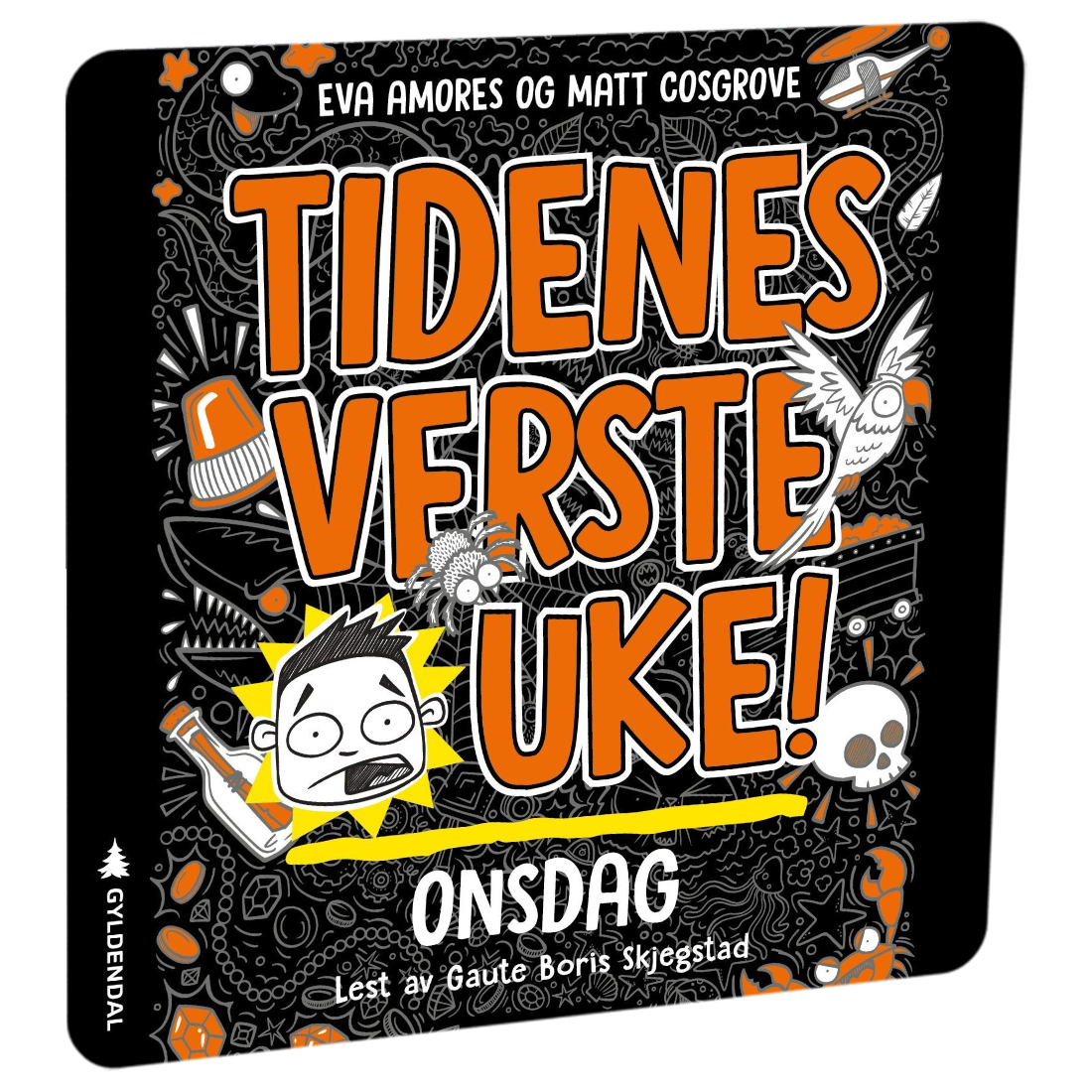 Tidenes Verste Uke!: Onsdag av Eva Amores Tilgjengelig på HiRO – norsk, skjermfri høyttaler for barn med musikk og fortellinger