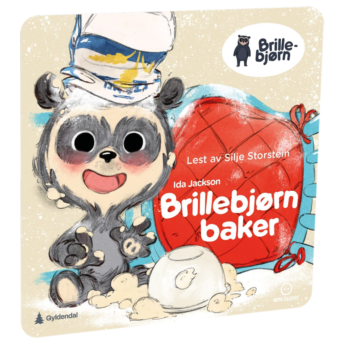 Brillebjørn baker av Ida Jackson. Tilgjengelig på HiRO – norsk, skjermfri høyttaler for barn med musikk og fortellinger