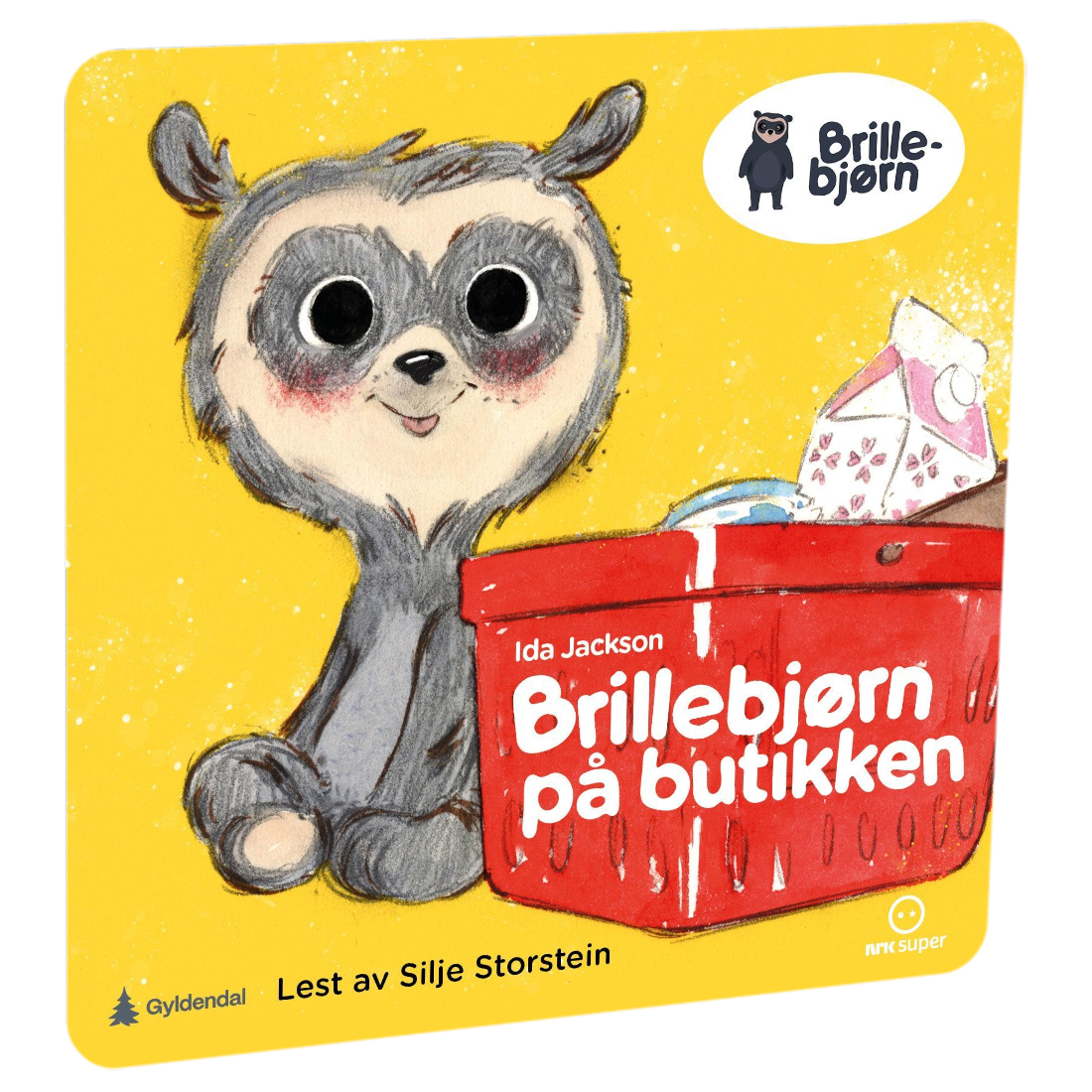 Brillebjørn på butikken av Ida Jackson. Tilgjengelig på HiRO – norsk, skjermfri høyttaler for barn med musikk og fortellinger