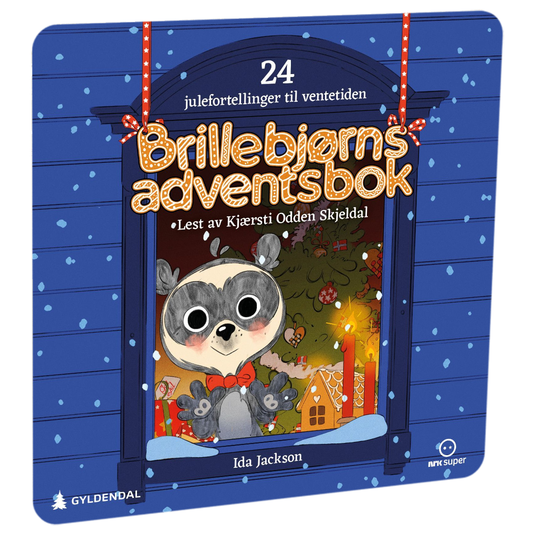 Brillebjørns adventsbok: 24 julefortellinger til ventetiden av Ida Jackson Tilgjengelig på HiRO – norsk, skjermfri høyttaler for barn med musikk og fortellinger