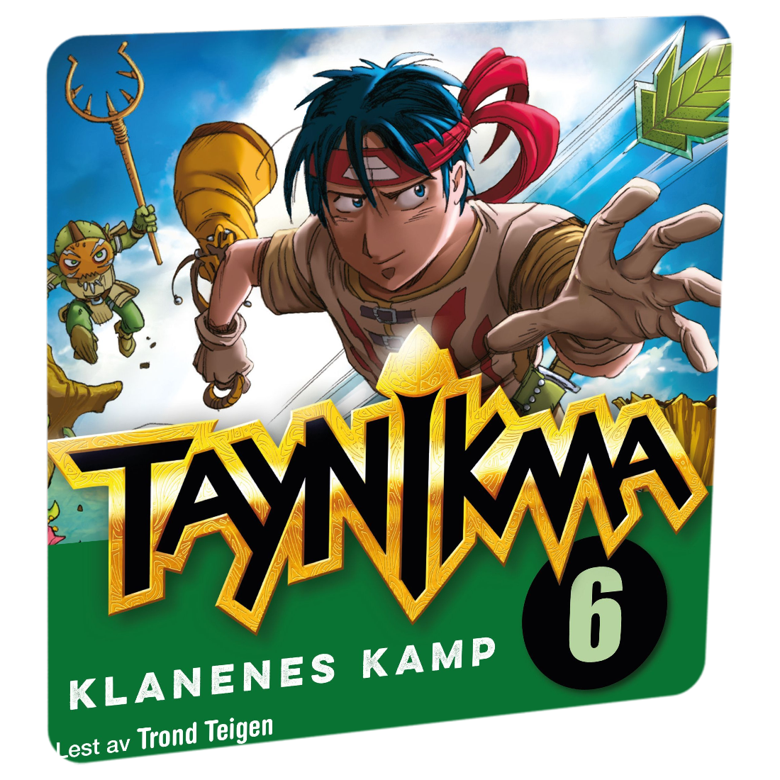 Taynikma: Klanenes kamp av Jan Kjær. Tilgjengelig på HiRO – norsk, skjermfri høyttaler for barn med musikk og fortellinger