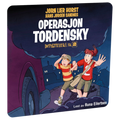 Detektivbyrå nr. 2: Operasjon Tordensky av Jørn Lier Horst. Tilgjengelig på HiRO – norsk, skjermfri høyttaler for barn med musikk og fortellinger