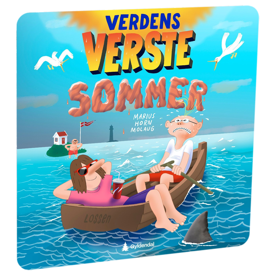Verdens verste sommer av Marius Horn Molaug. Tilgjengelig på HiRO – norsk, skjermfri høyttaler for barn med musikk og fortellinger