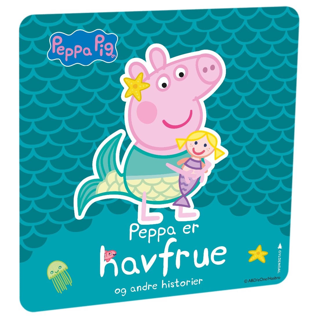 Peppa er havfrue og andre historier av Neville Astley Tilgjengelig på HiRO – norsk, skjermfri høyttaler for barn med musikk og fortellinger