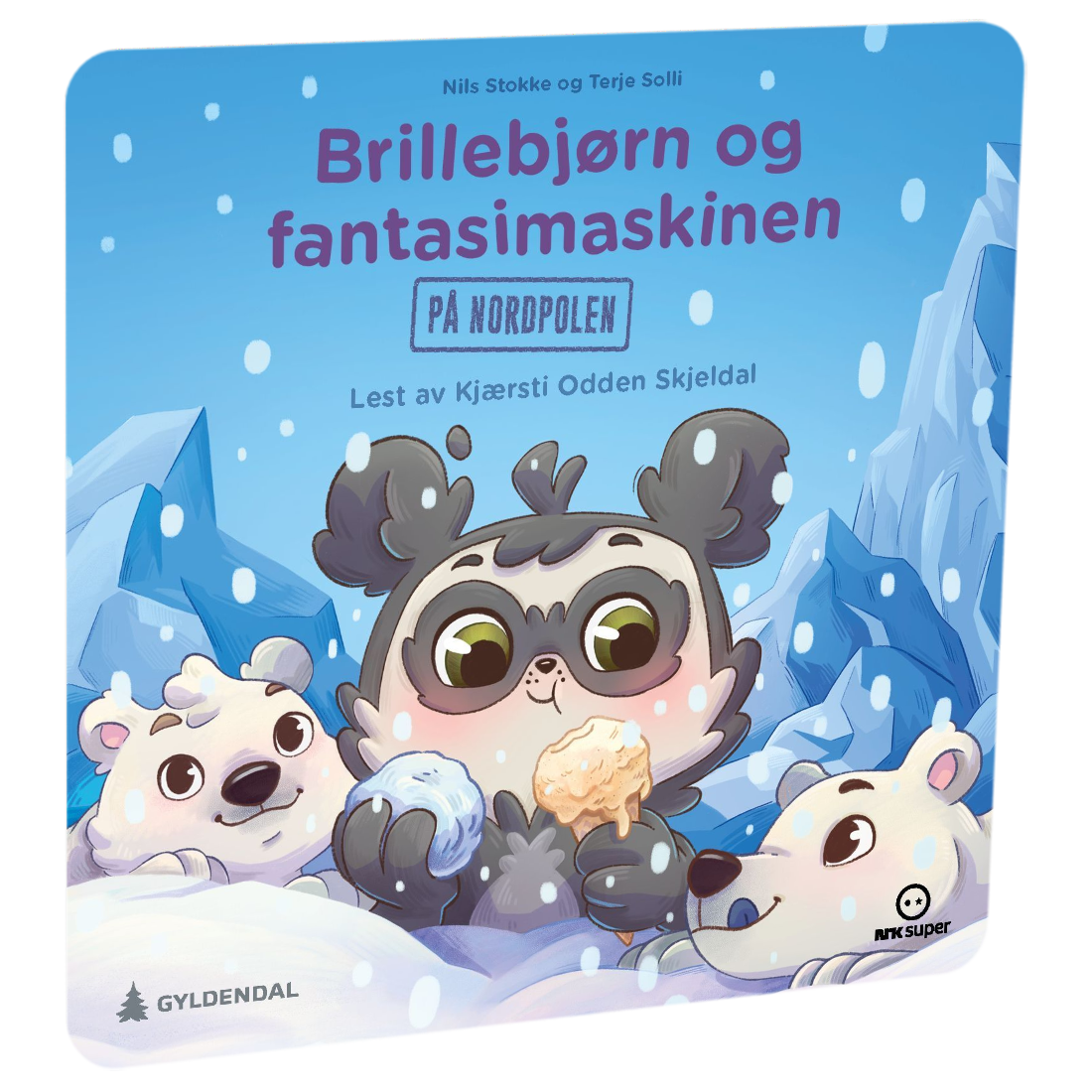 Brillebjørn og fantasimaskinen: På Nordpolen av Nils Stokke | Lydbok på HiRO