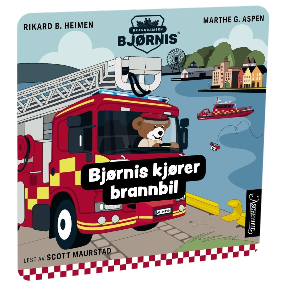 Bjørnis kjører brannbil