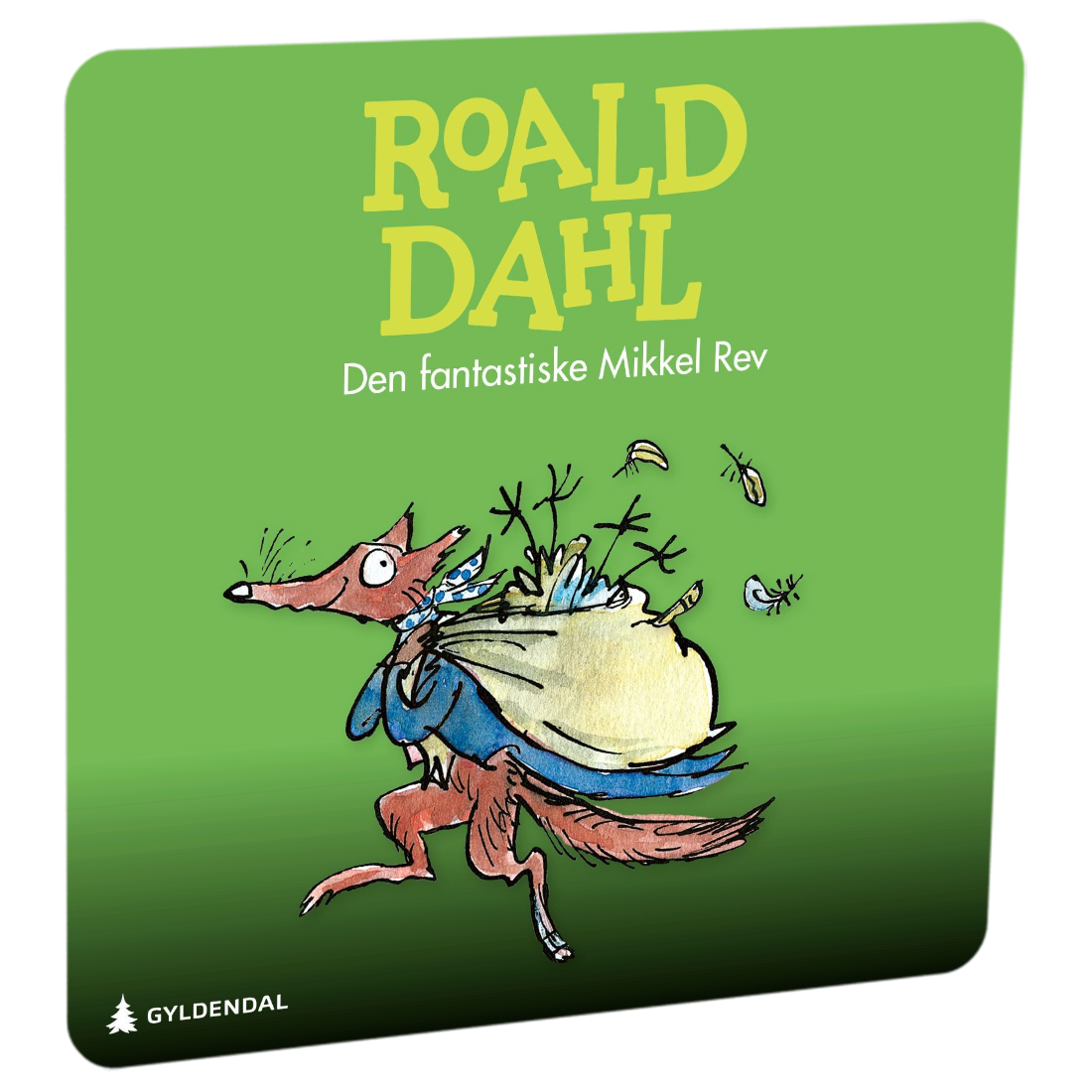 Den fantastiske Mikkel Rev av Roald Dahl. Tilgjengelig på HiRO – norsk, skjermfri høyttaler for barn med musikk og fortellinger