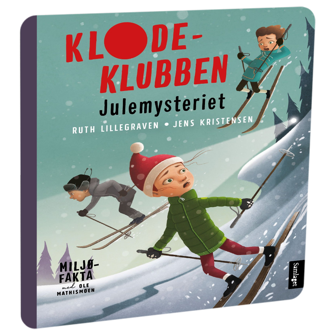 Klodeklubben: Julemysteriet av Ruth Lillegraven. Tilgjengelig på HiRO – norsk, skjermfri høyttaler for barn med musikk og fortellinger