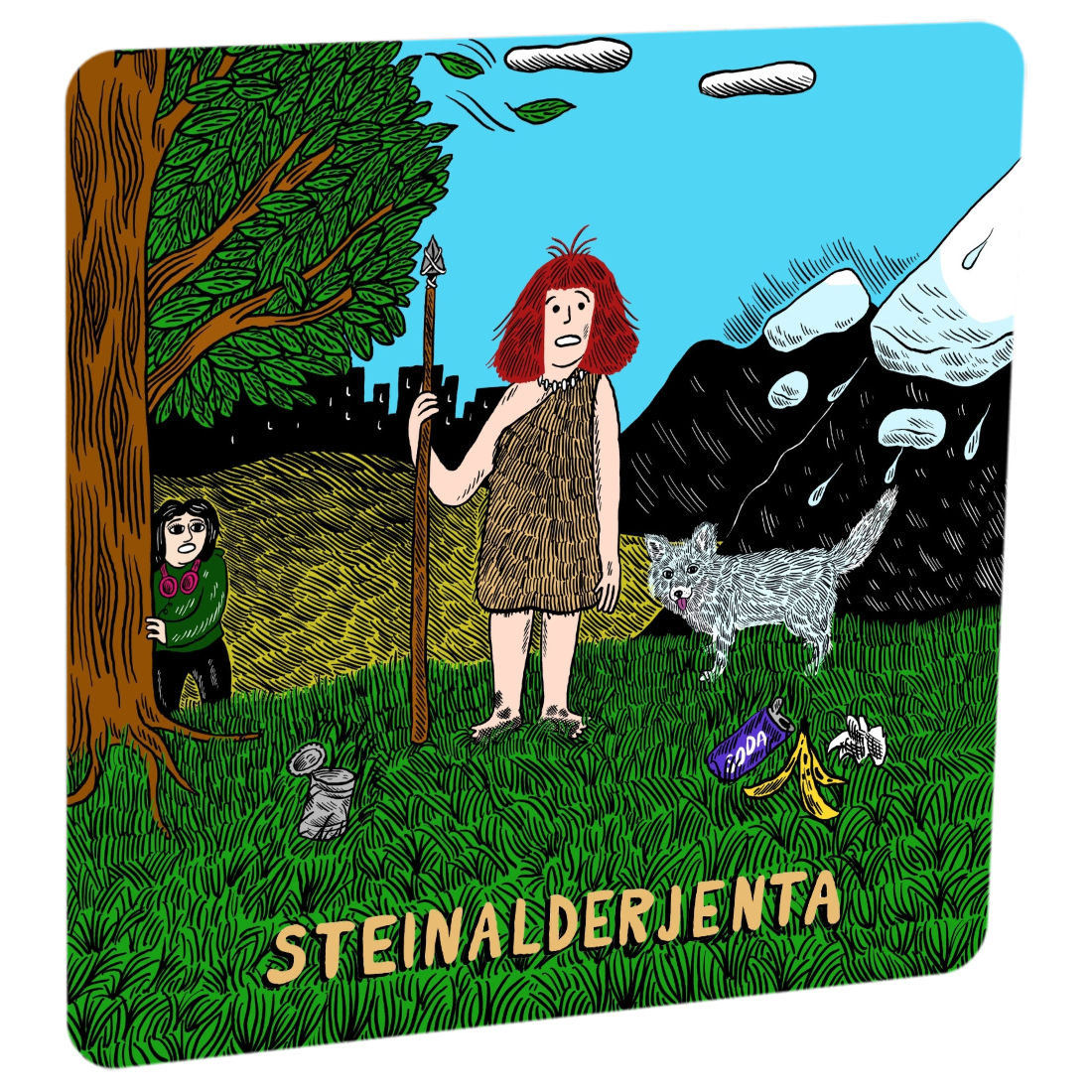 Steinalderjenta - en musikalsk fortelling for barn | Barnemusikk på HiRO norsk høyttaler uten skjerm