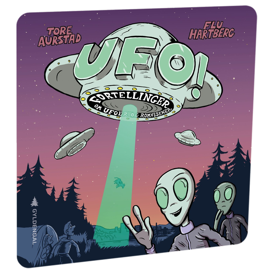 UFO!: Historier om ufoer og romvesener av Tore Aurstad Tilgjengelig på HiRO – norsk, skjermfri høyttaler for barn med musikk og fortellinger