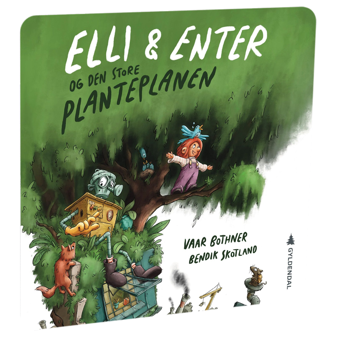 Elli & Enter og den store planteplanen av Vaar Bothner Tilgjengelig på HiRO – norsk, skjermfri høyttaler for barn med musikk og fortellinger